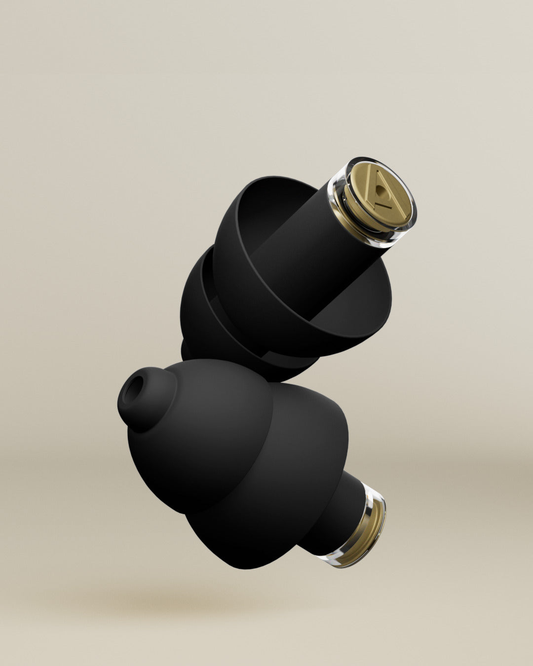 Alpine MusicSafe Pro two black earplugs