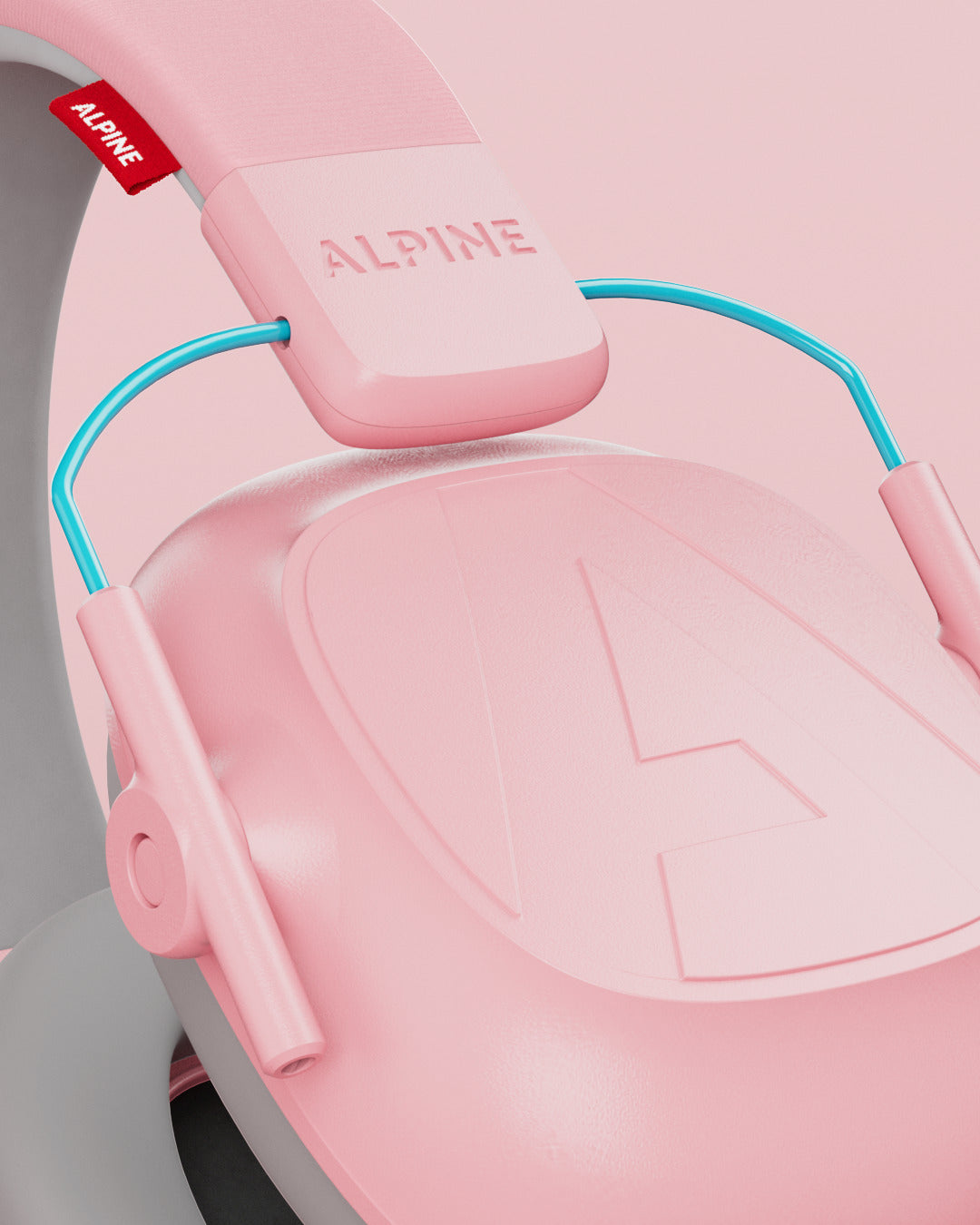 alpine muffy kids casque anti-bruit pour bébés produit detail rose #color_rose