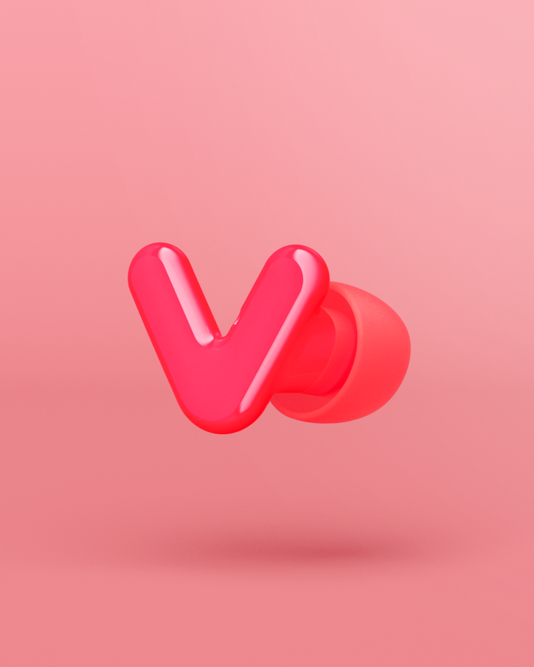 Rendering alpine tune earplug in neon pink #color_neon-pink #pdp_hide