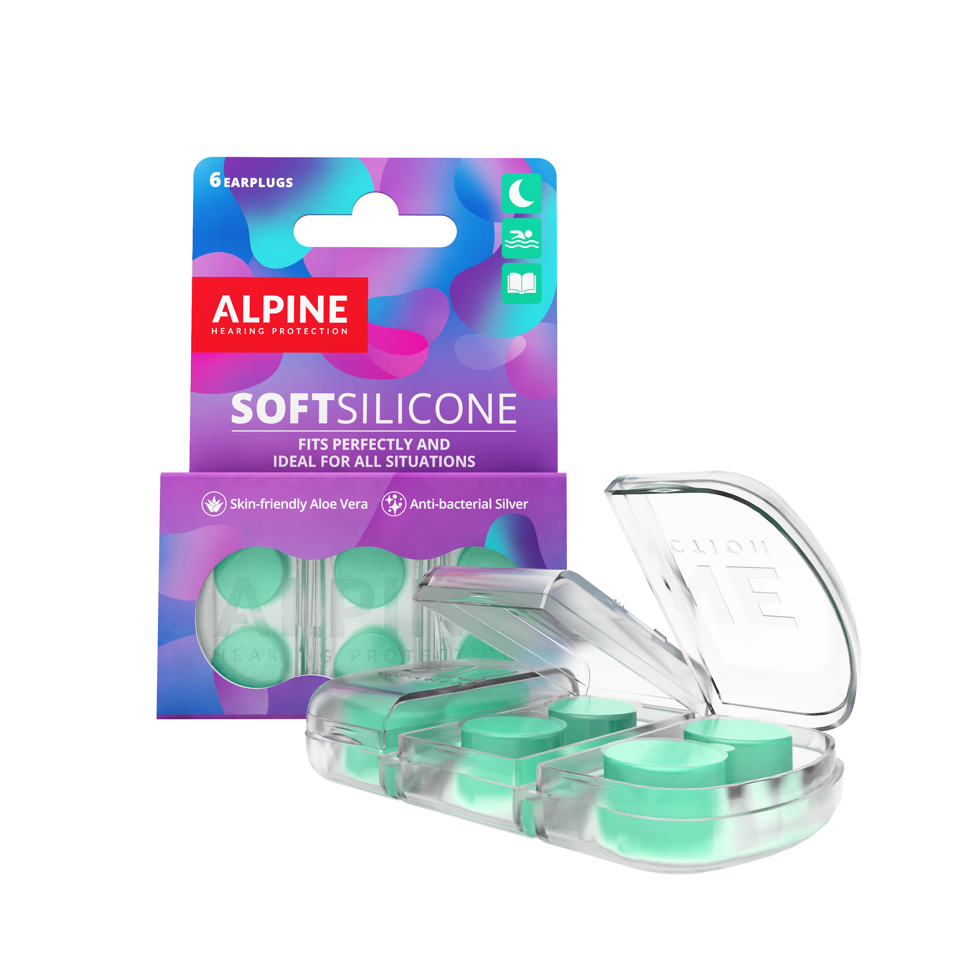 Alpine SleepSoft Bouchons d'oreille – Anti Ronflement et Améliore le Sommeil-  Filtres Doux Conçus pour Dormir- Matériau Hypoallergénique Confortable -  Boules Quies Anti Bruit Sommeil Réutilisables : : Hygiène et Santé